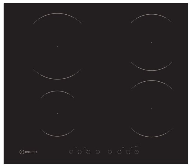 Встраиваемая индукционная варочная панель Indesit VIA 640 0 C Встраиваемая индукционная варочная панель Indesit VIA 640 0 C