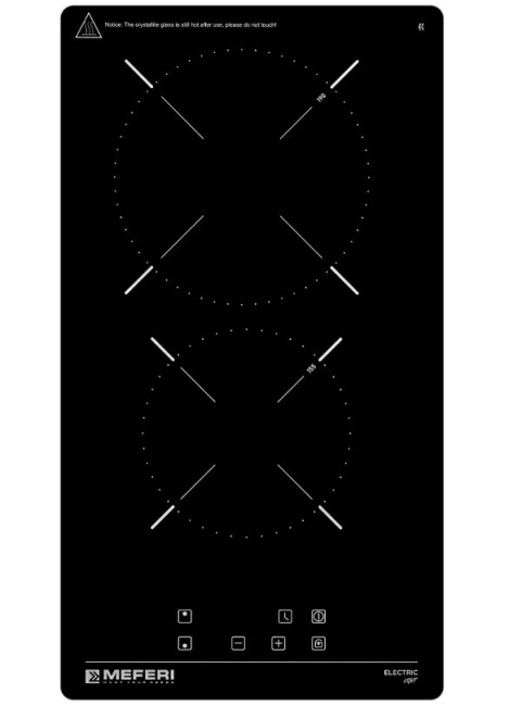 Встраиваемая электрическая варочная панель Meferi MEH302BK Light