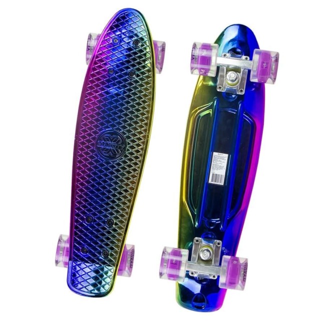 Скейтборд MaxCity MC Plastic Board 3D small мульти Скейтборд MaxCity MC Plastic Board 3D small мульти