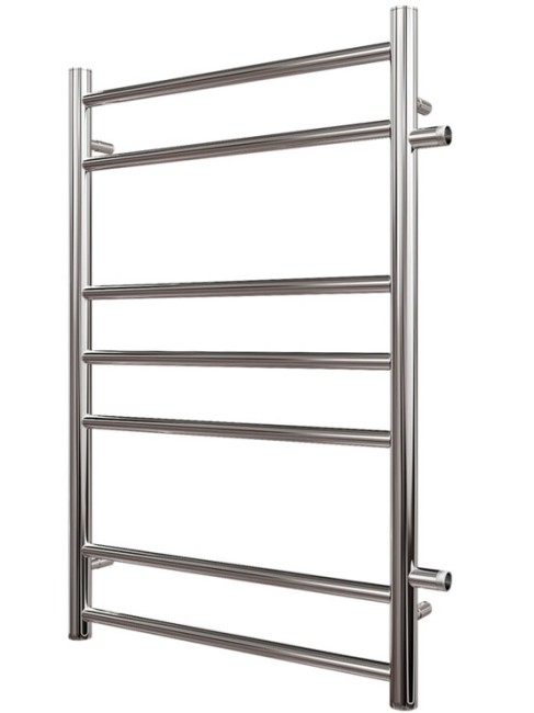 Полотенцесушитель водяной Point PN10558B П7 500x800 с боковым подключением 500, черный