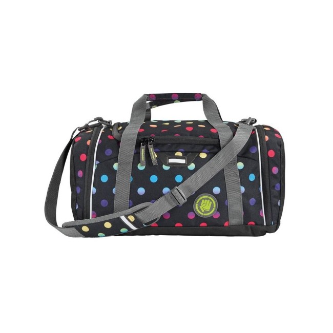 Сумка спортивная Coocazoo SporterPorter Magic Polka Colorful черный/розовый Сумка спортивная Coocazoo SporterPorter Magic Polka Colorful черный/розовый