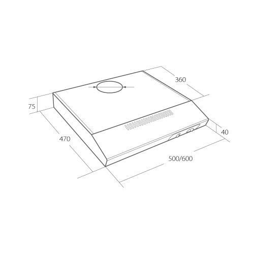 Вытяжка Akpo Set WK-7 50 WH Вытяжка Akpo Set WK-7 50 WH