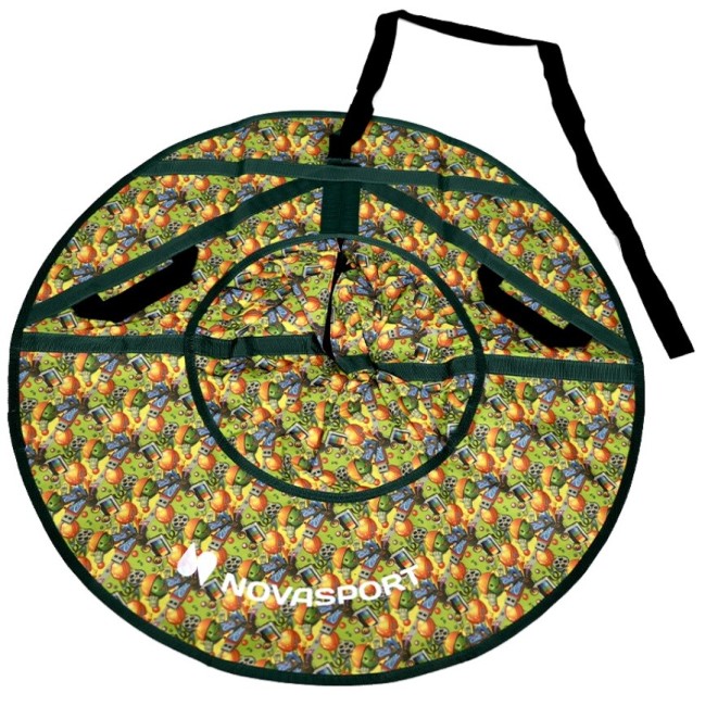 Тюбинг NovaSport CH030.090 зеленый/зеленый смайл (без камеры) Тюбинг NovaSport CH030.090 зеленый/зеленый смайл (без камеры)