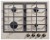 Встраиваемая газовая варочная панель Electronicsdeluxe TG4 750231F-078 Встраиваемая газовая варочная панель Electronicsdeluxe TG4 750231F-078