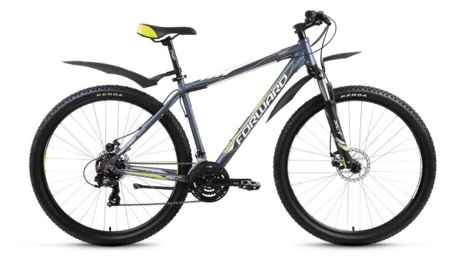 Велосипед Forward Apache 2.0 Disc cерый 19 Велосипед Forward Apache 2.0 Disc cерый 19