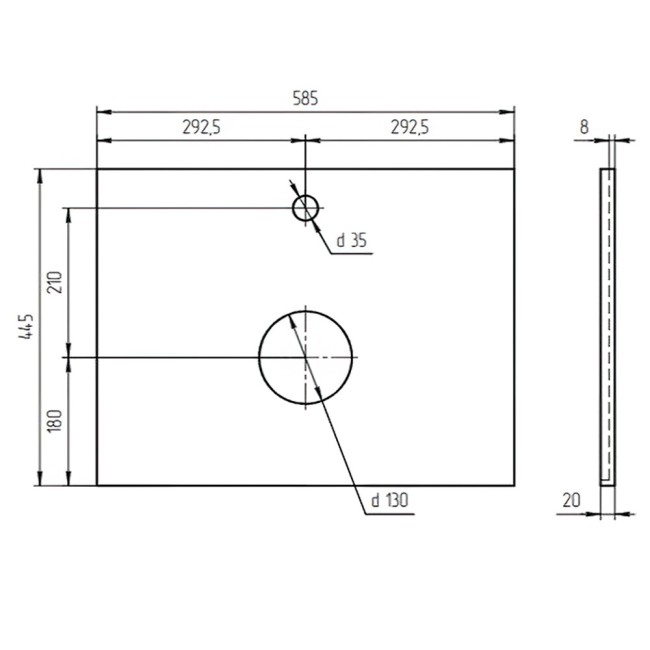 Столешница Cersanit Stone Energy 60x45x2 белый матовый (63856) Столешница Cersanit Stone Energy 60x45x2 белый матовый (63856)