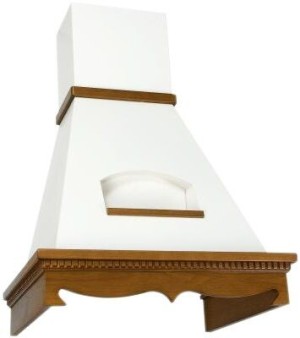 Каминная вытяжка Elikor Бельведер 60П-650-П3Д бежевый/бук/орех