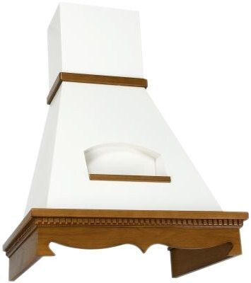 Каминная вытяжка Elikor Бельведер 60П-650-П3Д бежевый/бук/орех