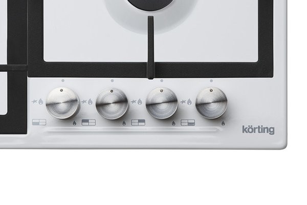 Встраиваемая газовая варочная панель Korting HG 665 CTW Встраиваемая газовая варочная панель Korting HG 665 CTW