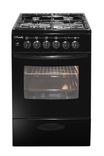 Комбинированная плита Лысьва ЭГ 404 МС-2у черный без крышки Комбинированная плита Лысьва ЭГ 404 МС-2у черный без крышки