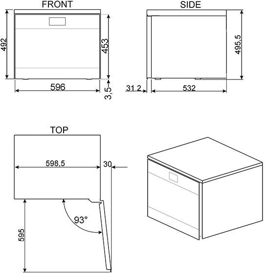 Встраиваемый винный шкаф Smeg CVF318X Встраиваемый винный шкаф Smeg CVF318X