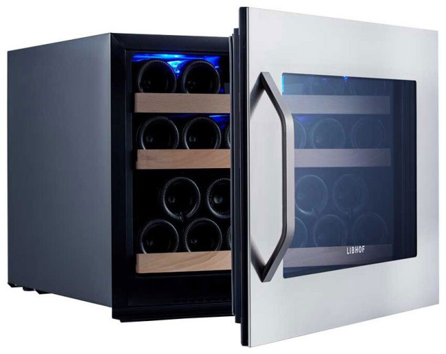 Встраиваемый винный шкаф Libhof CK-21 silver