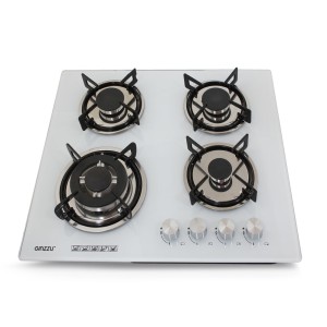Встраиваемая газовая варочная панель Ginzzu HCG-443 белый