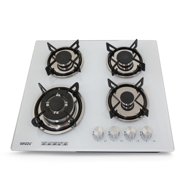 Встраиваемая газовая варочная панель Ginzzu HCG-443 белый Встраиваемая газовая варочная панель Ginzzu HCG-443 белый