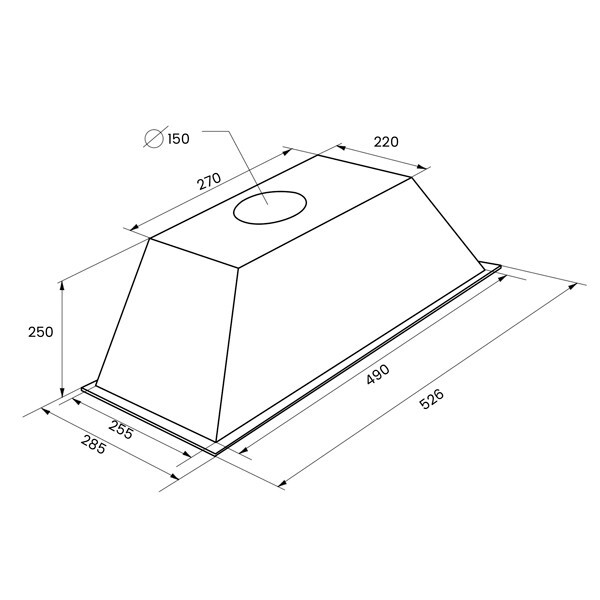 Встраиваемая вытяжка Kuppersberg Inlinea 52 X 4HPB