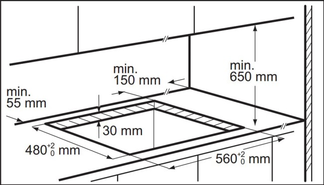 Встраиваемая газовая варочная панель Aeg HVB64420IB