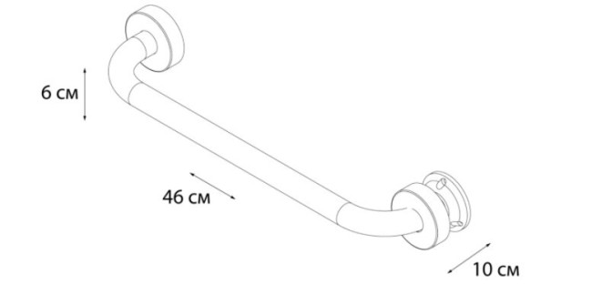 Поручень для ванны Fixsen Hotel 40 (FX-31017)