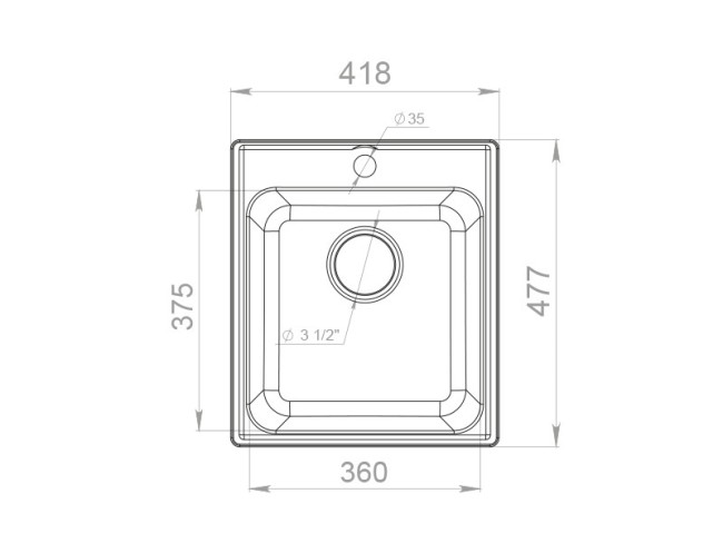 Кухонная мойка GranFest Quarz GF-Z17 черный Кухонная мойка GranFest Quarz GF-Z17 черный