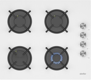 Встраиваемая газовая варочная панель Simfer H60K40C111 Встраиваемая газовая варочная панель Simfer H60K40C111