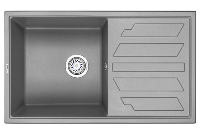 Кухонная мойка Granula GR-8002 алюминиум