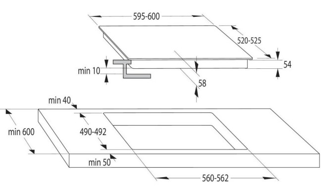 Встраиваемая индукционная варочная панель Gorenje GI6401BSCE Встраиваемая индукционная варочная панель Gorenje GI6401BSCE