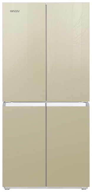 Холодильник Ginzzu NFK-425 шампань