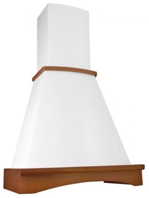 Каминная вытяжка Elikor Ротонда 60П-650-П3Л бежевый/бук/орех