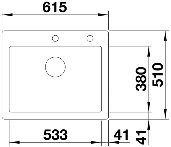 Кухонная мойка Blanco Palona 6 базальт (524737)