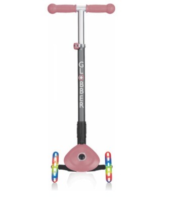 Самокат Globber PRIMO FOLDABLE LIGHTS пастельно-розовый Самокат Globber PRIMO FOLDABLE LIGHTS пастельно-розовый