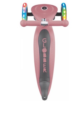 Самокат Globber PRIMO FOLDABLE LIGHTS пастельно-розовый Самокат Globber PRIMO FOLDABLE LIGHTS пастельно-розовый
