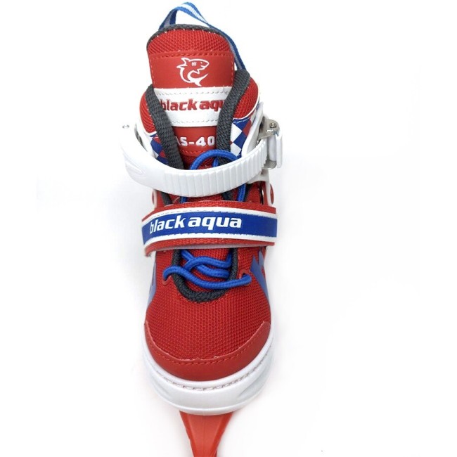 Коньки-ролики раздвижные Black Aqua AS-409, красный/синий 27-30 Коньки-ролики раздвижные Black Aqua AS-409, красный/синий 27-30