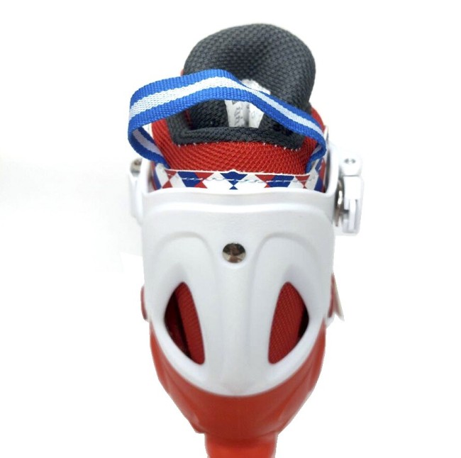 Коньки-ролики раздвижные Black Aqua AS-409, красный/синий 27-30 Коньки-ролики раздвижные Black Aqua AS-409, красный/синий 27-30