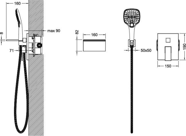 Смеситель для ванны Timo Selene 2064/00YSM chrome Смеситель для ванны Timo Selene 2064/00YSM chrome