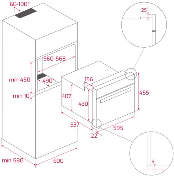 Встраиваемый электрический духовой шкаф Teka HLC 8400 white 111130002