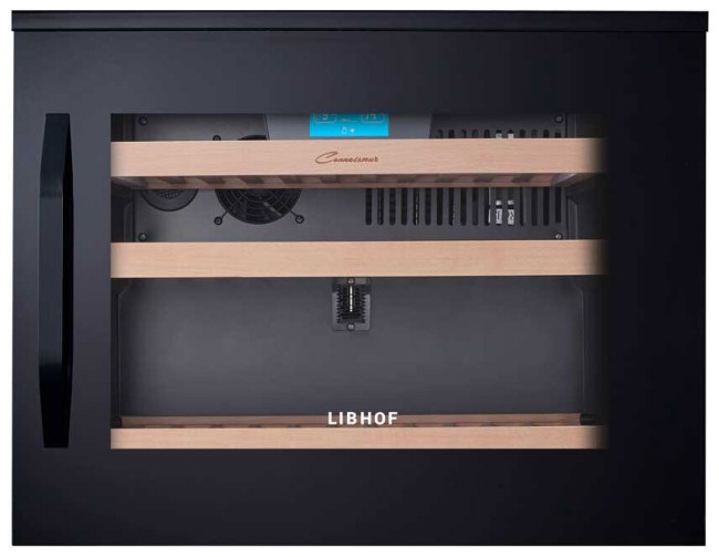 Встраиваемый винный шкаф Libhof CK-21 black