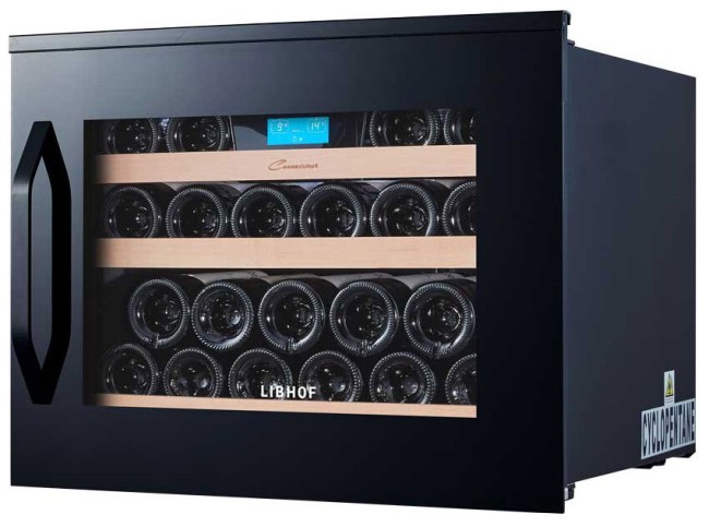 Встраиваемый винный шкаф Libhof CK-21 black