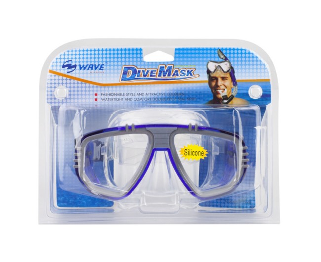 Маска для плавания Wave M-1313 синий