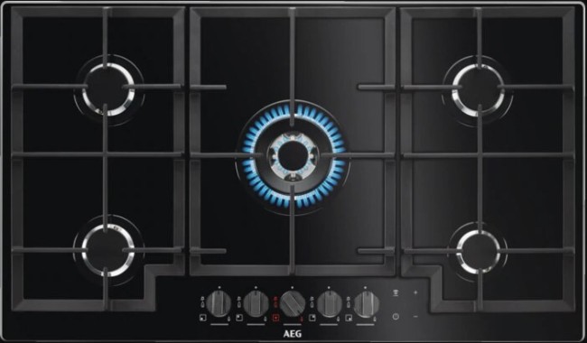 Встраиваемая газовая варочная панель Aeg HKR95540NB