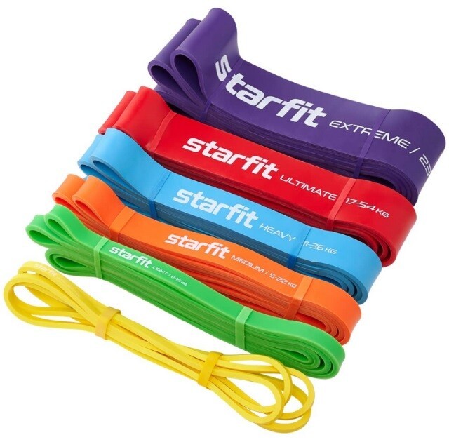 Эспандер ленточный Starfit ES-803 23-68 кг фиолетовый Эспандер ленточный Starfit ES-803 23-68 кг фиолетовый