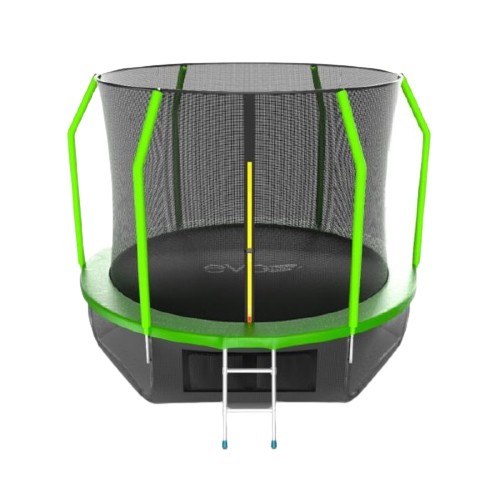 Батут Evo Jump Cosmo 10ft Green Lowernet + сетка