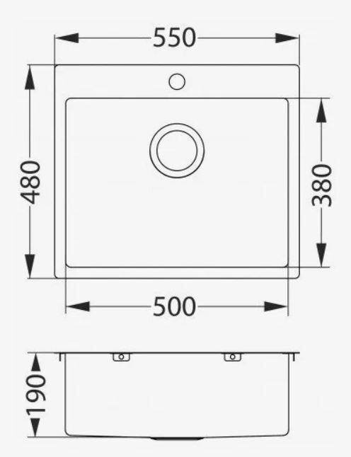 Кухонная мойка Alveus Quarto 10 BRS-90 (1124382)