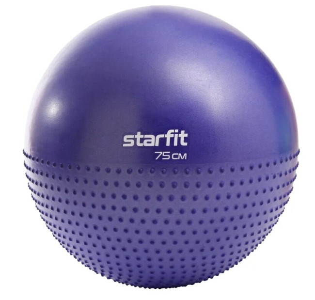 Фитбол Starfit GB-201 75 см темно-синий Фитбол Starfit GB-201 75 см темно-синий