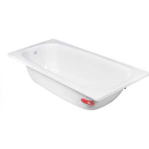 Стальная ванна ВИЗ Antika Nova 170x70 глубина 35,5 см Белая орхидея цвет белый