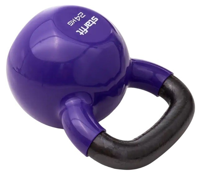 Гиря виниловая Starfit DB-401 24 кг фиолетовый Гиря виниловая Starfit DB-401 24 кг фиолетовый