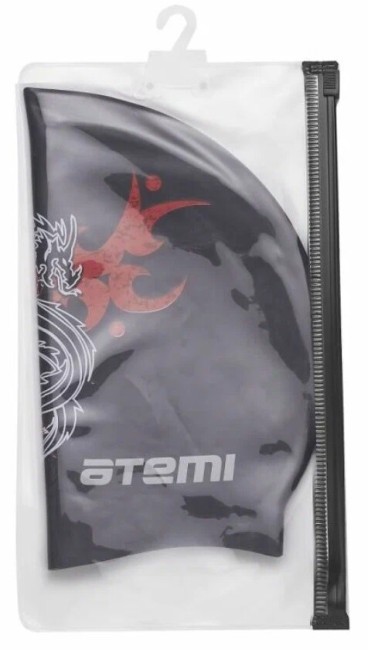 Шапочка для плавания Atemi PSC405 силикон, дракон