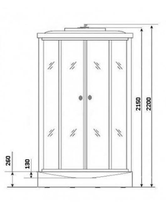 Душевая кабина Niagara NG-3324-14L