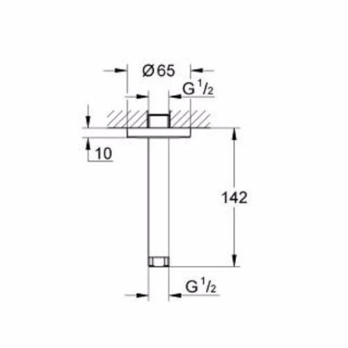 Кронштейн Grohe Rainshower (28724000)