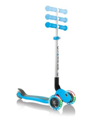 Самокат Globber PRIMO FOLDABLE LIGHTS голубой Самокат Globber PRIMO FOLDABLE LIGHTS голубой
