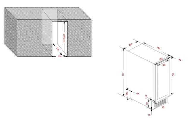 Винный шкаф Avintage AVU27TDZB1