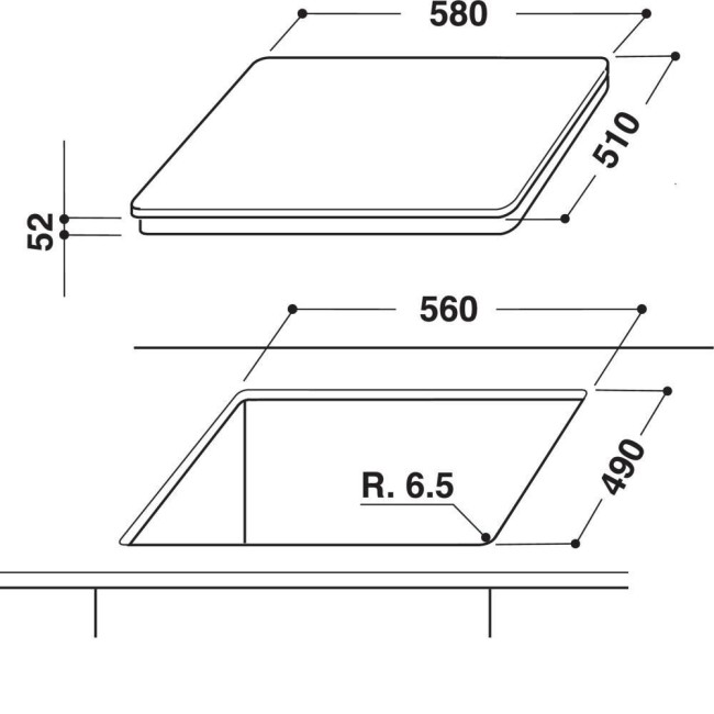 Встраиваемая газовая варочная панель Whirlpool GMA 6422 IX